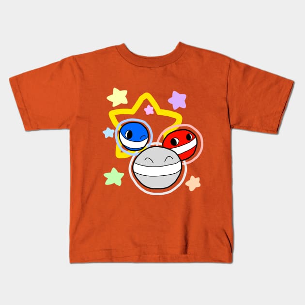 WBR Pop-kun Kids T-Shirt by Z11ma